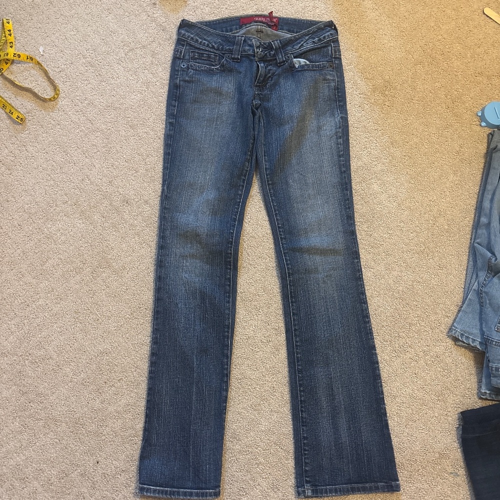 guess bootcut dark wash jeans jeans